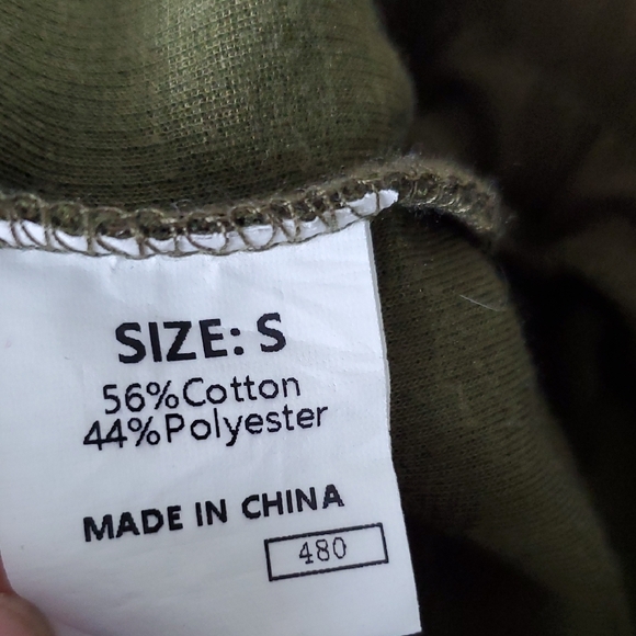 Women's Olive Green Wide-Leg Pants  Size Small *read Description* - Picture 3 of 9